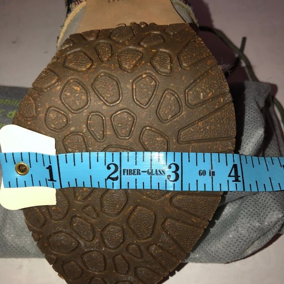 Terra Plana Vegan Anthropologie Boho Multicolor Suede Fabric Heel Booties 6-6.5 - Picture 12 of 12